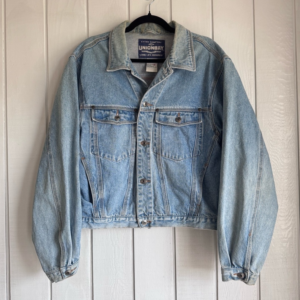 Vintage Union Bay Denim Bomber Jacket